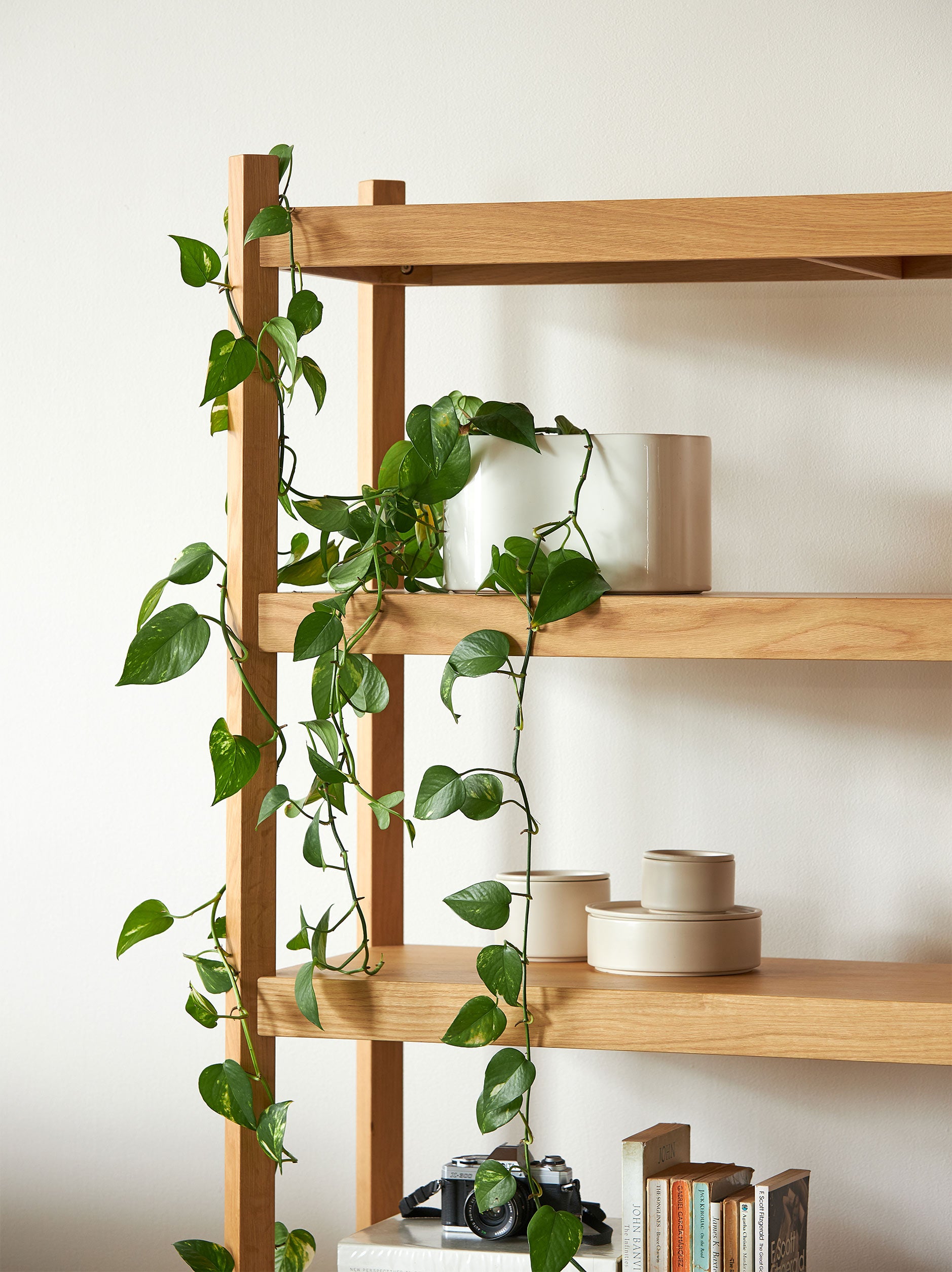 Tilt Upright 4 Tier PAIR Oak / Tilt 4-Tier Upright (Pair)