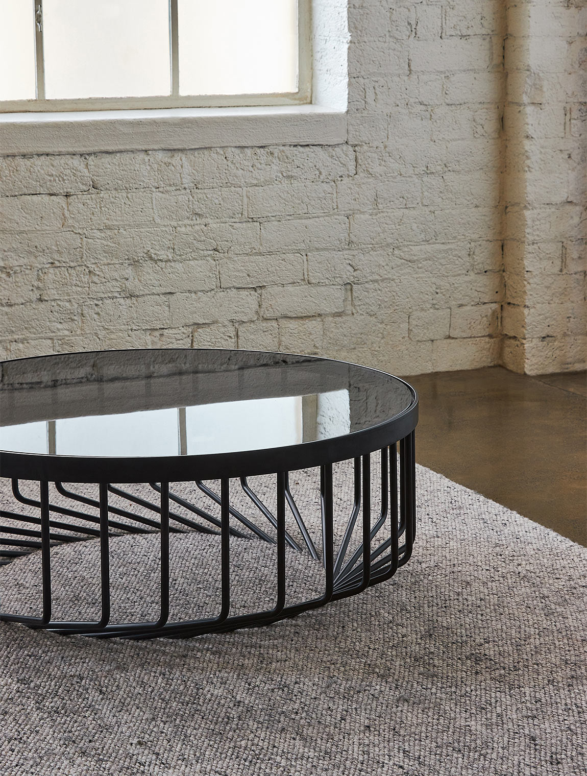 Helix Coffee Table Black/Smoke Grey / One Size