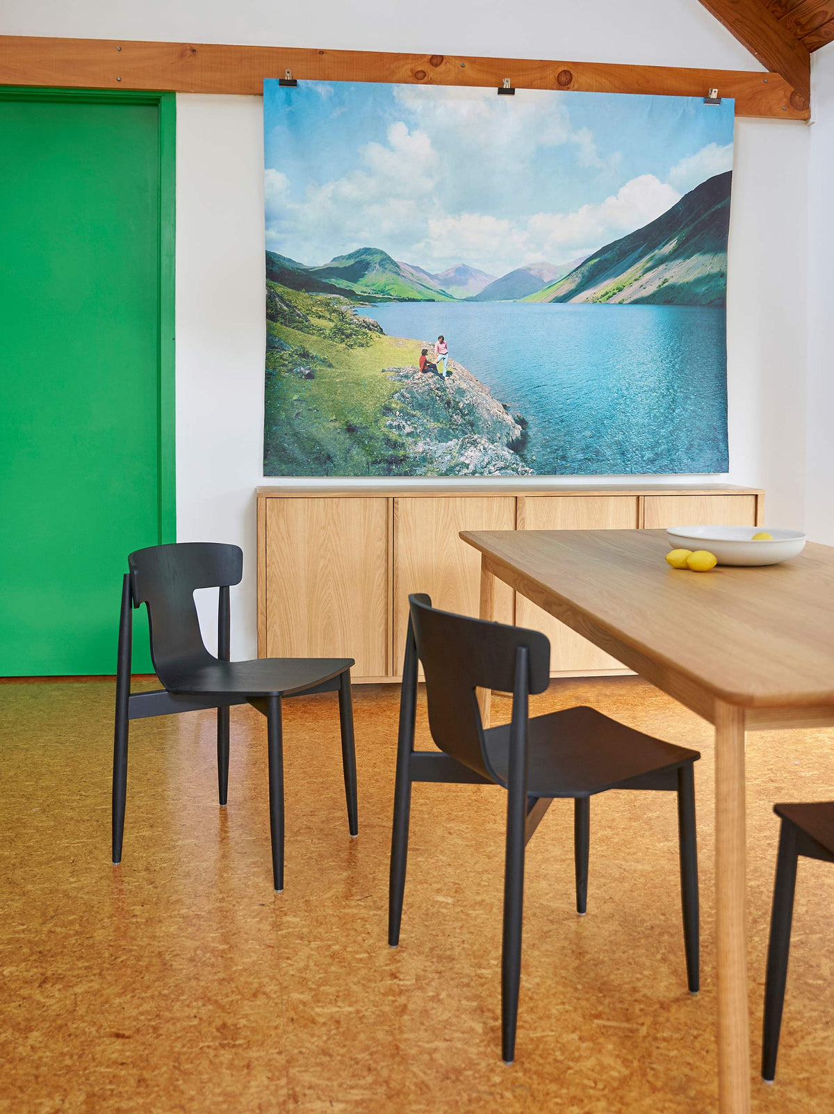 Bough Dining Chair Black / 48x46x75.5cmh