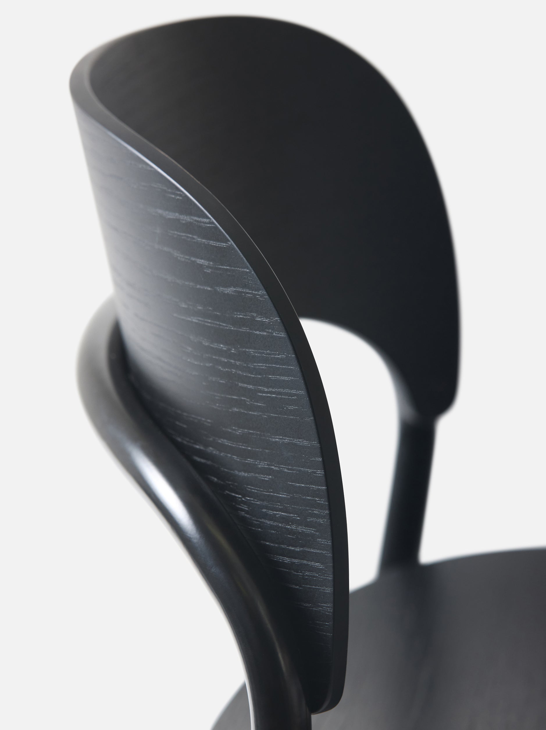 Trace Stool w/Leather Seat Black / One Size