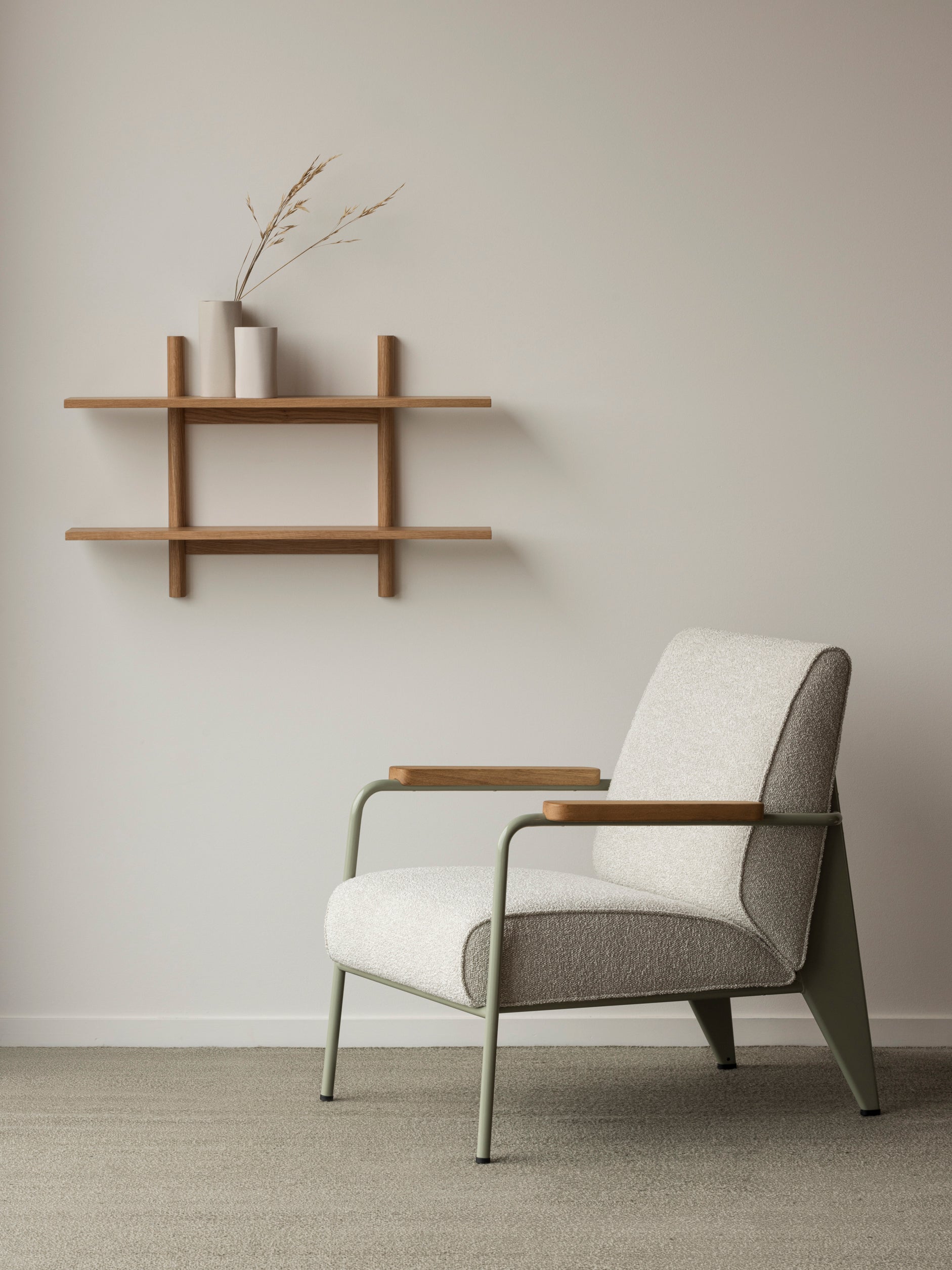 Exhibit Shelf Oak / Double