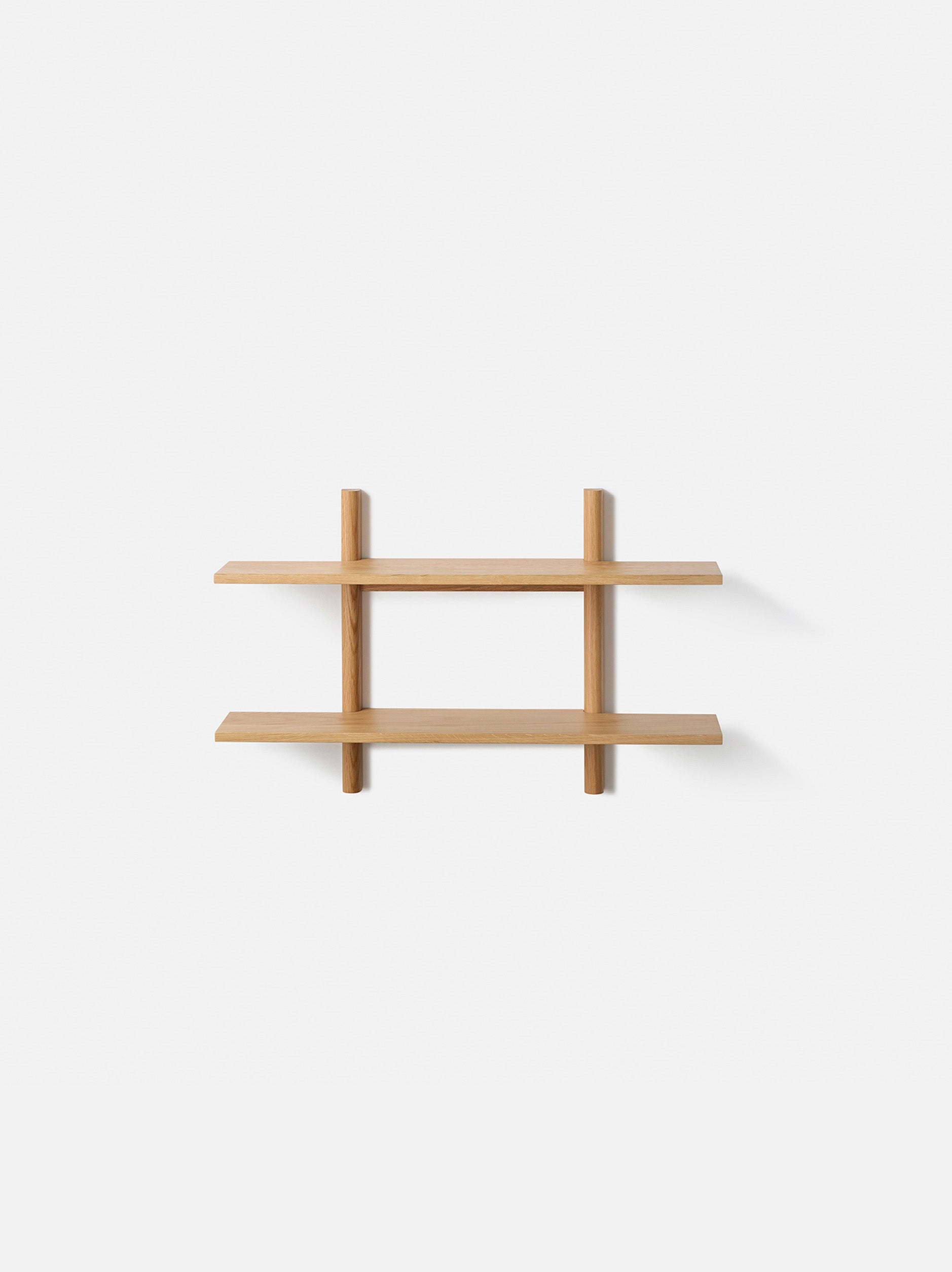Exhibit Shelf Oak / Double