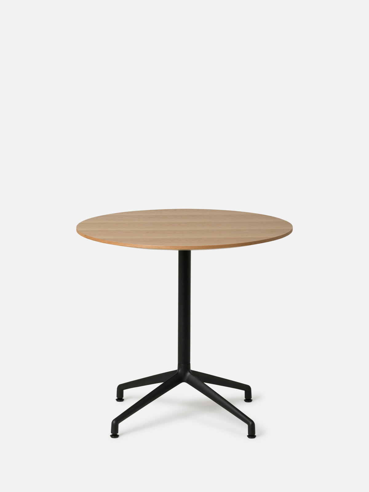 730 Series Dining Table Round Top Oak / 80cmdia