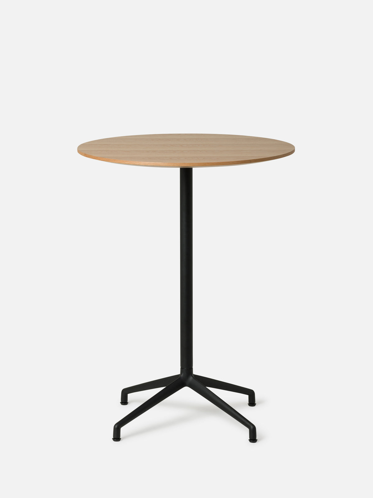 730 Series Leaner Round Top Oak / 105cmh