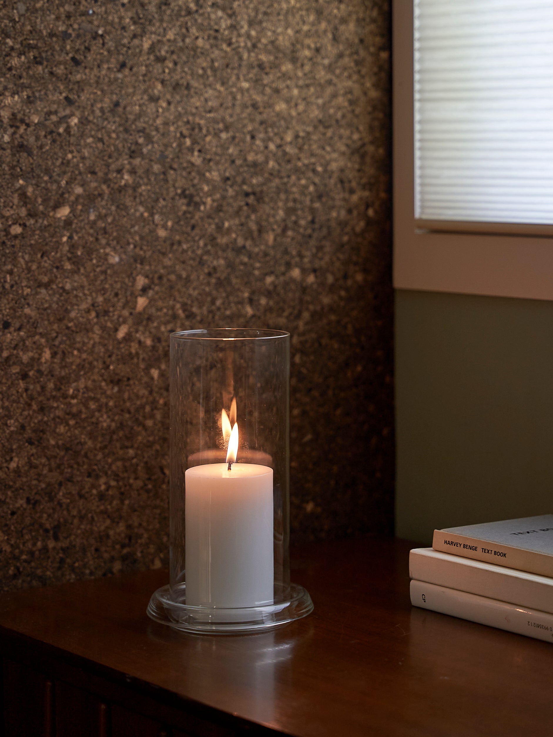 Cascade Hurricane Lamp Clear / Large