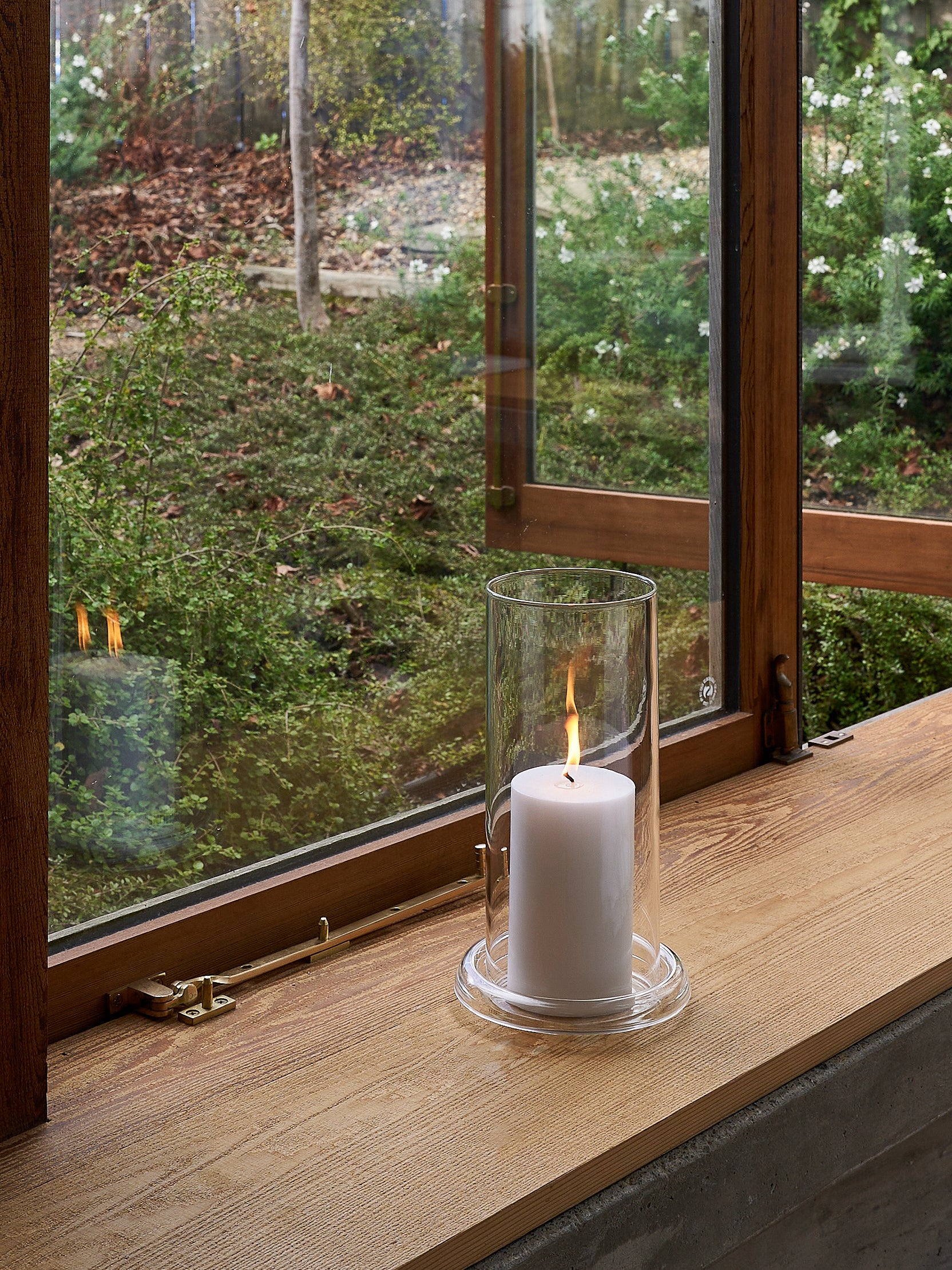 Cascade Hurricane Lamp Clear / Large