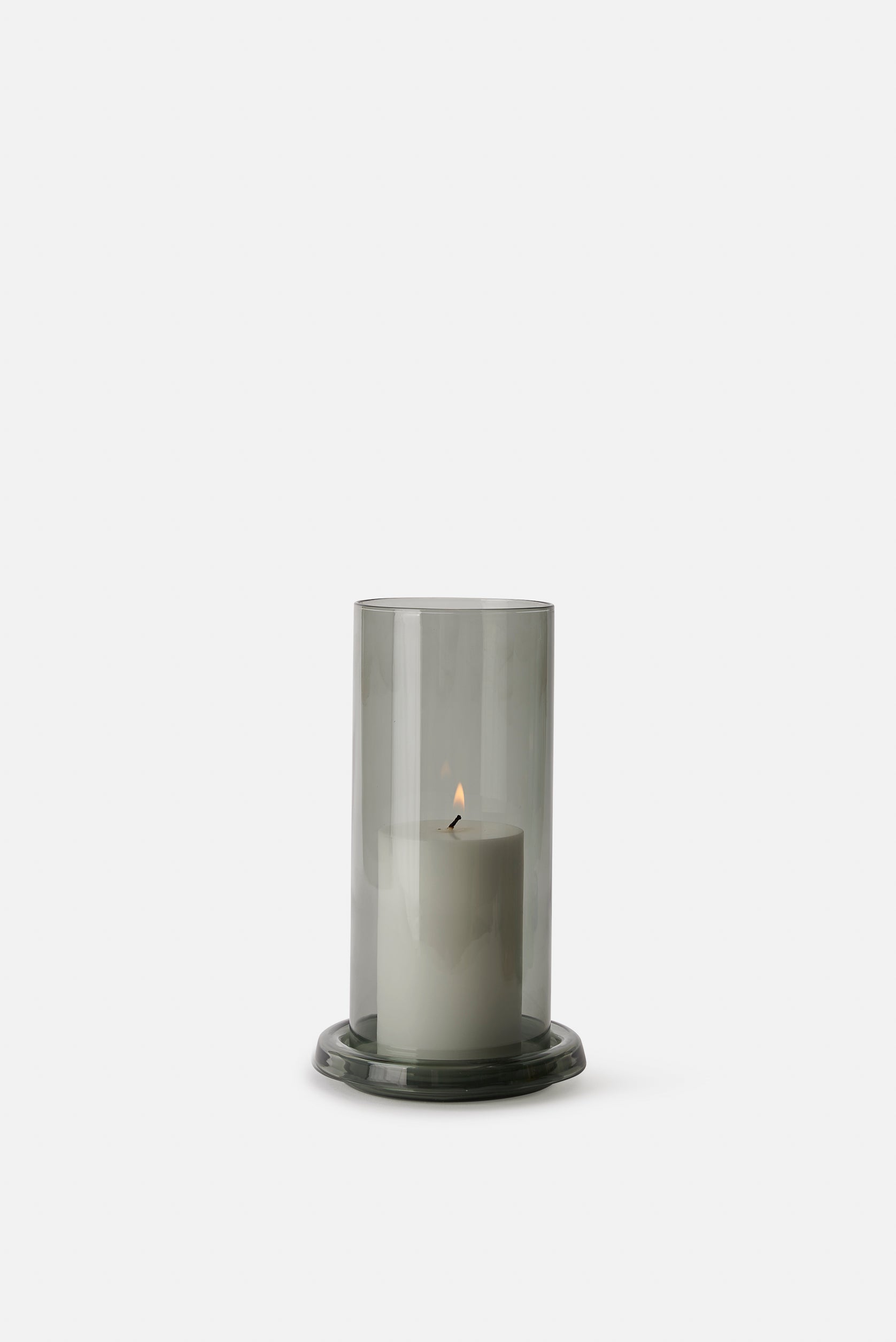 Cascade Hurricane Lamp Smoke / Large