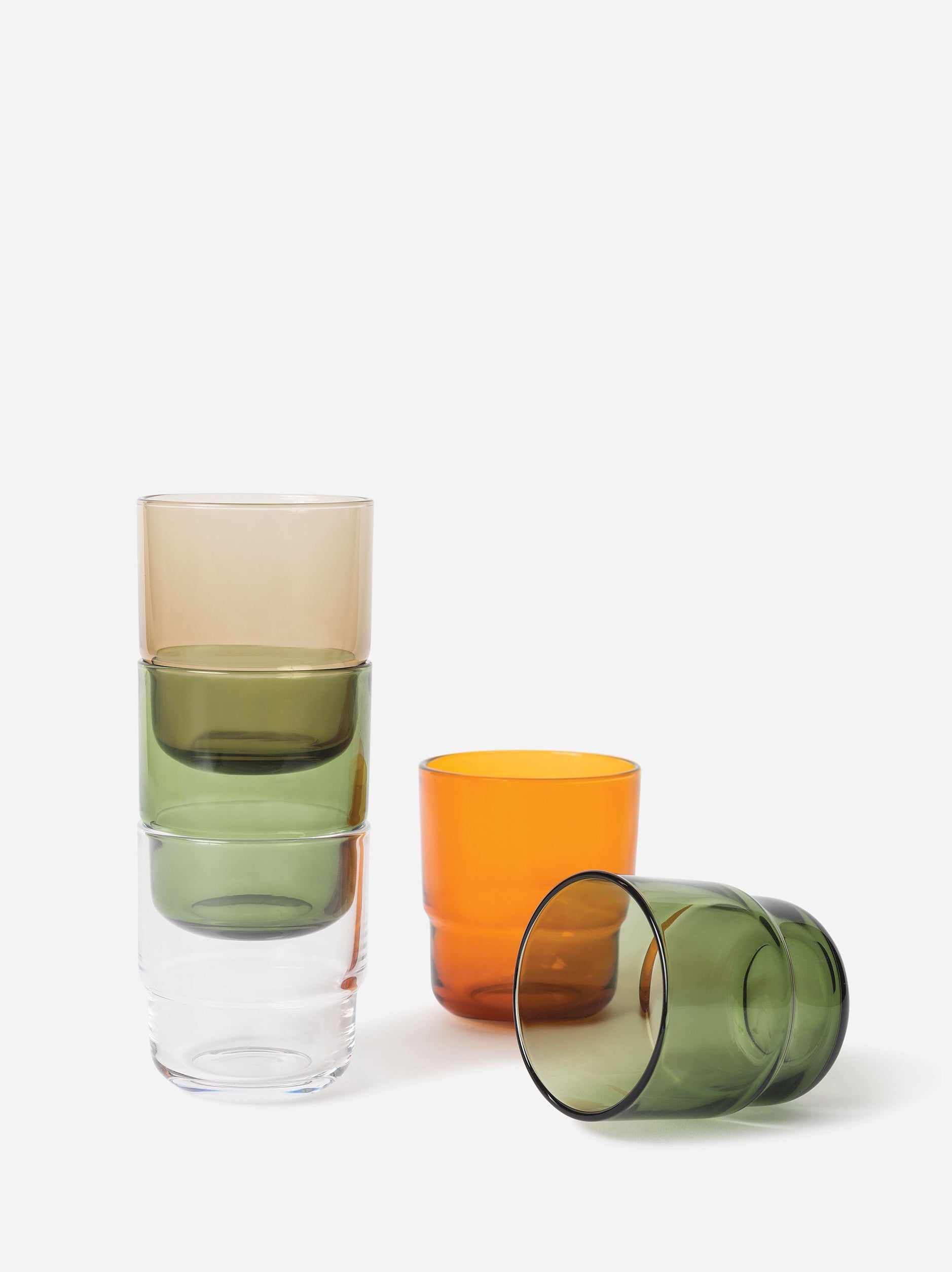 Piccadilly Tumbler Set of 6 Olive / 250ml