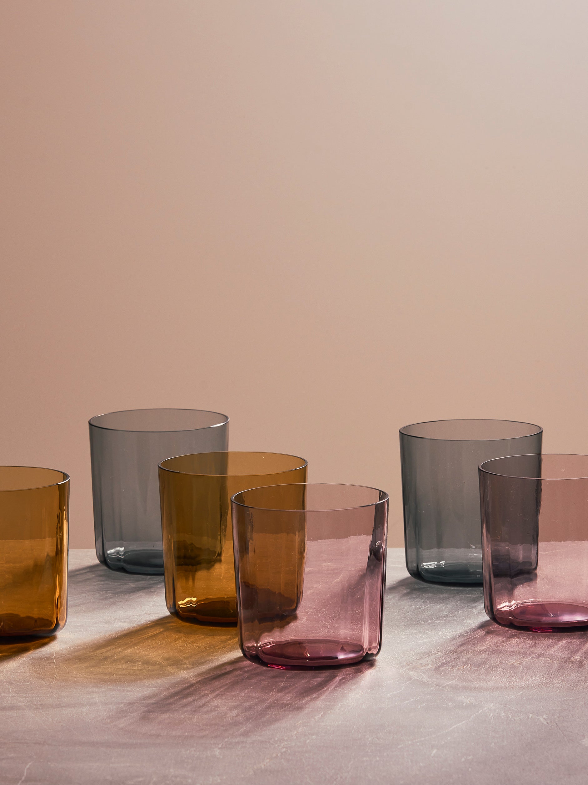 Facet Tumbler Set/2 Fog / 360ml