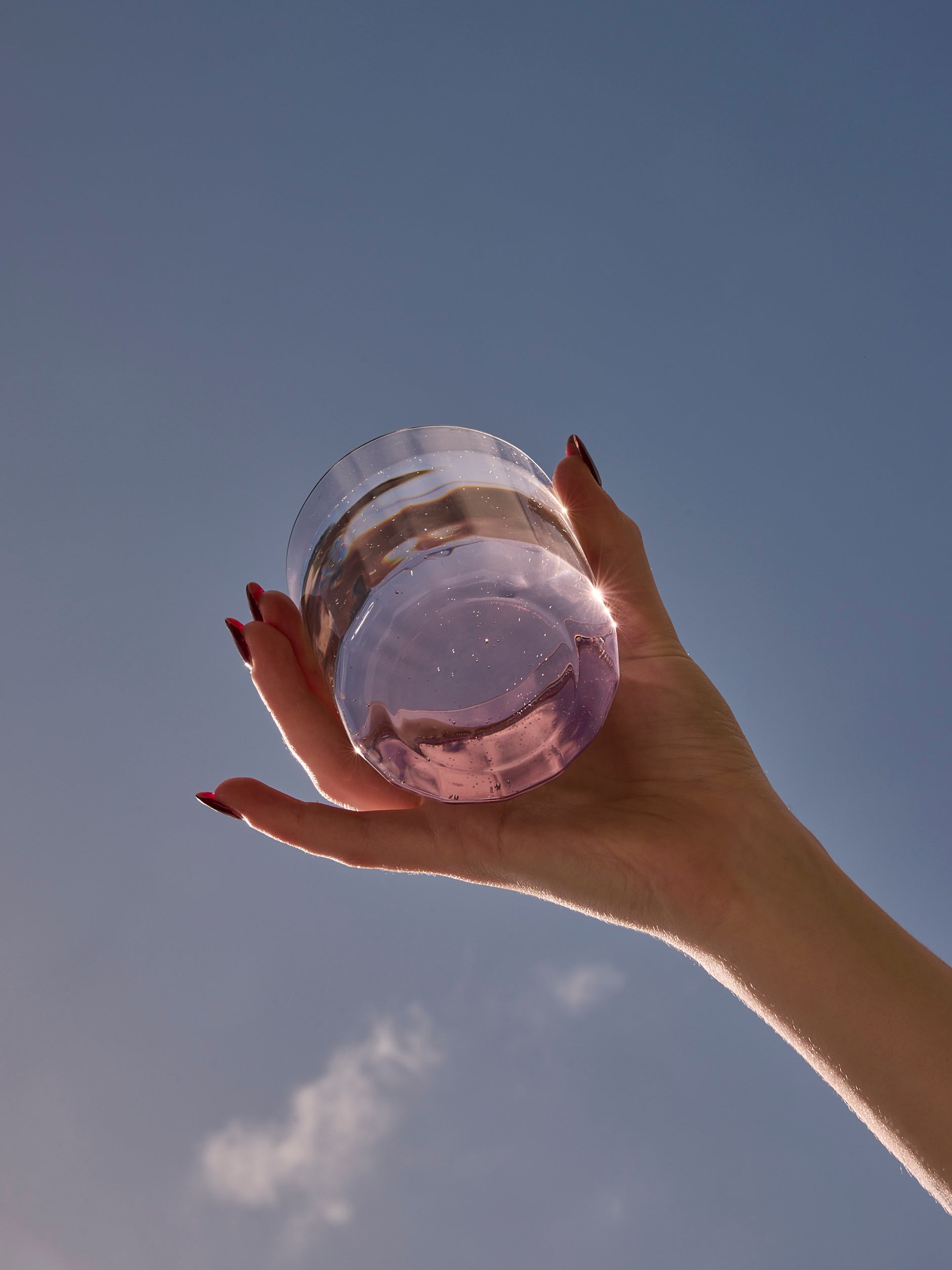 Facet Tumbler Set/2 Rose / 360ml