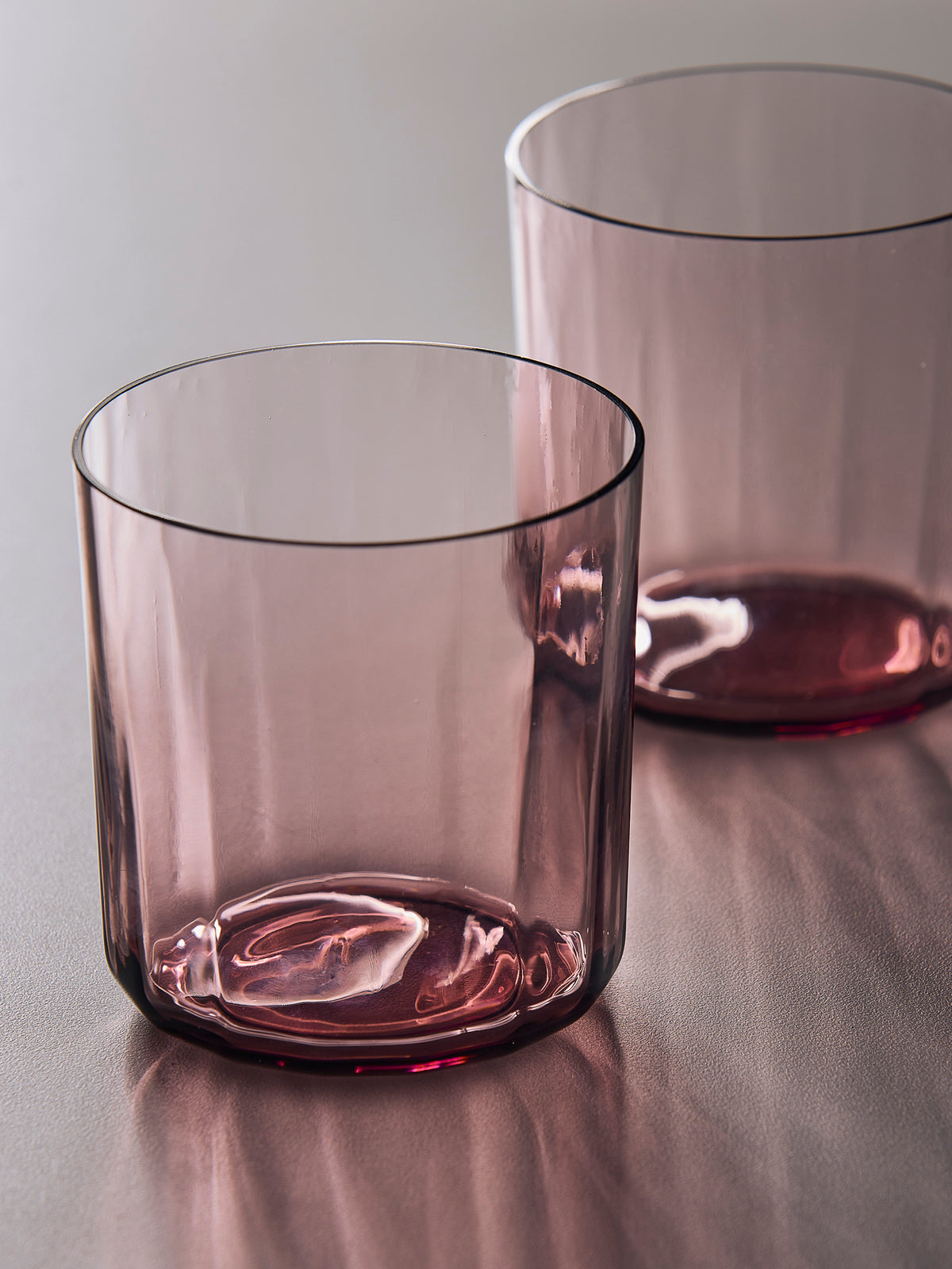 Facet Tumbler Set/2 Rose / 360ml