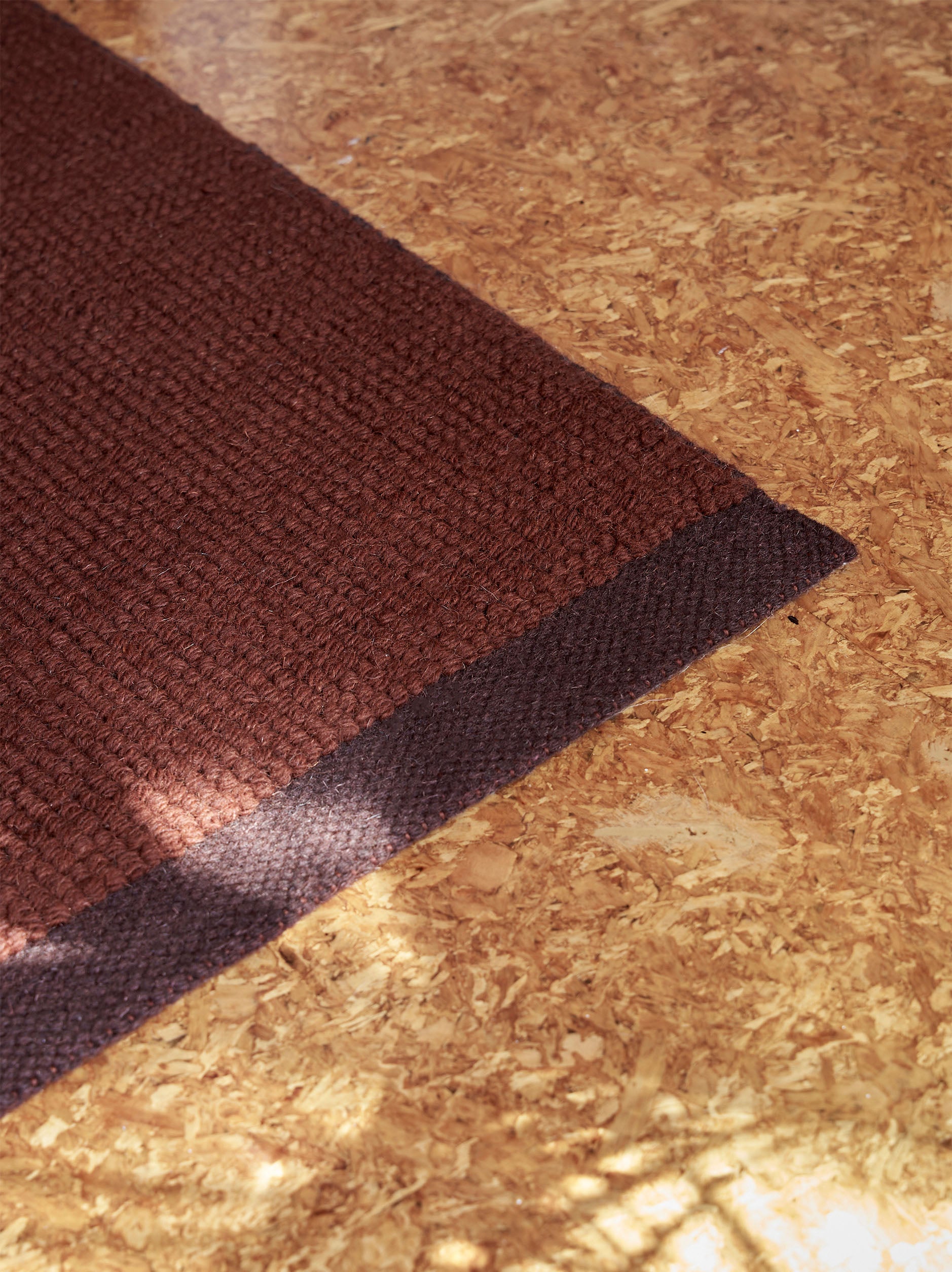 Joni Wool Door Mat Paprika/Mulberry / Medium