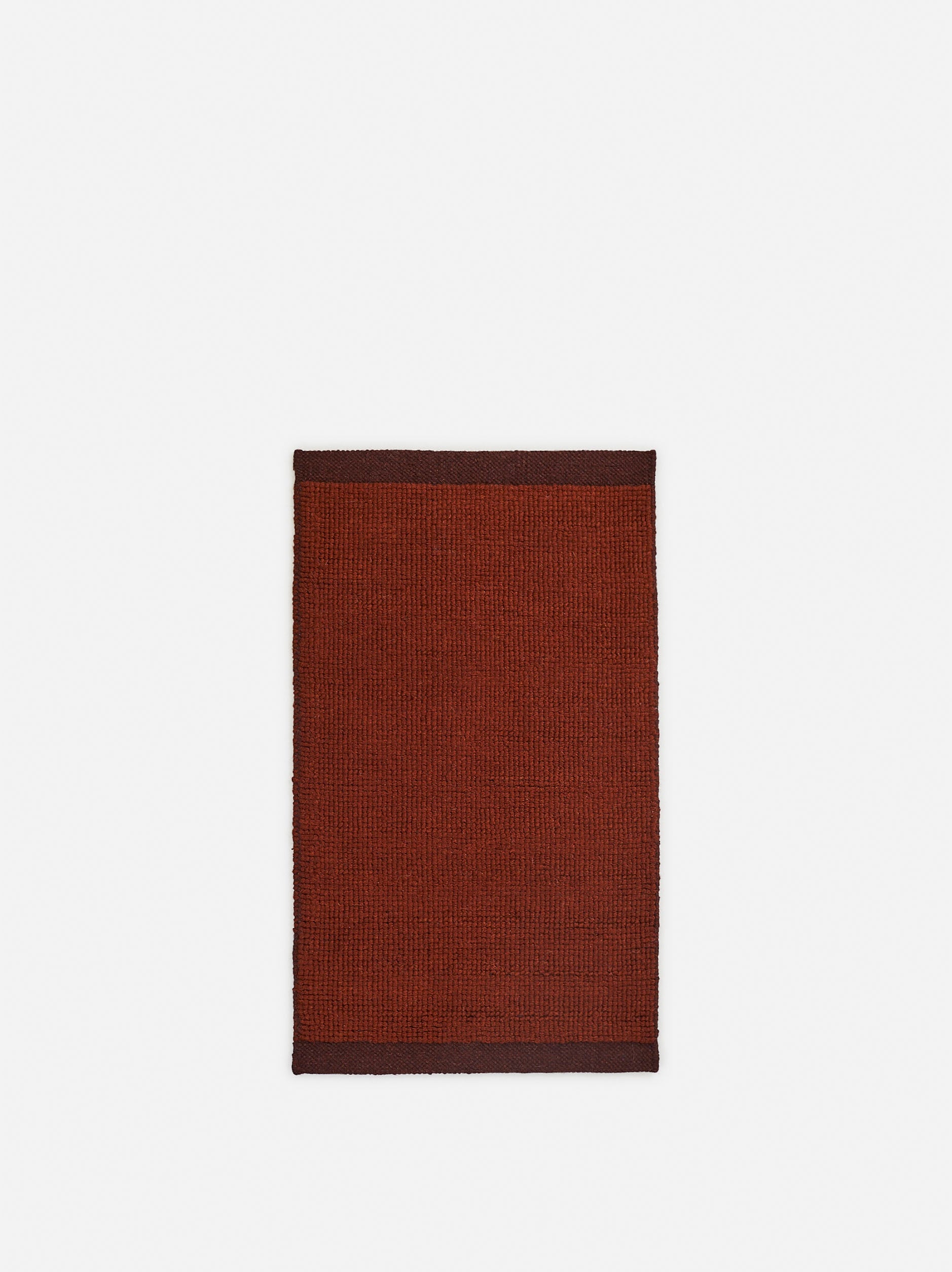 Joni Wool Door Mat Paprika/Mulberry / Medium