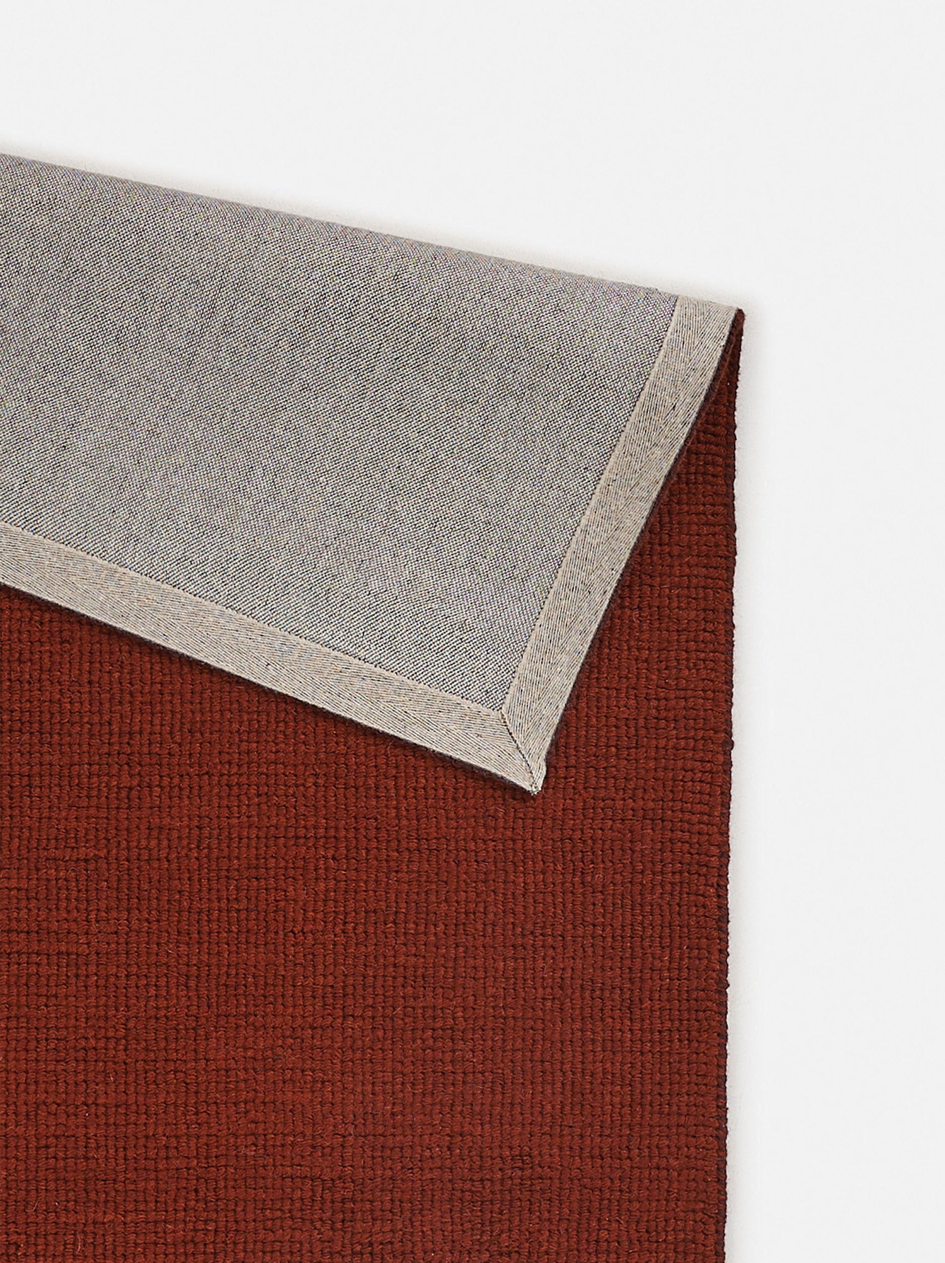 Joni Wool Door Mat Paprika/Mulberry / Small