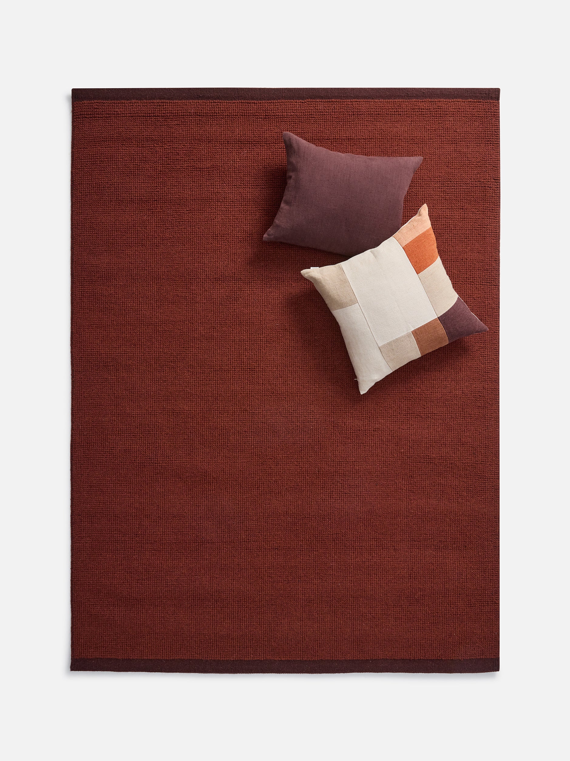 Joni Wool Rug Paprika/Mulberry / 170x240cm