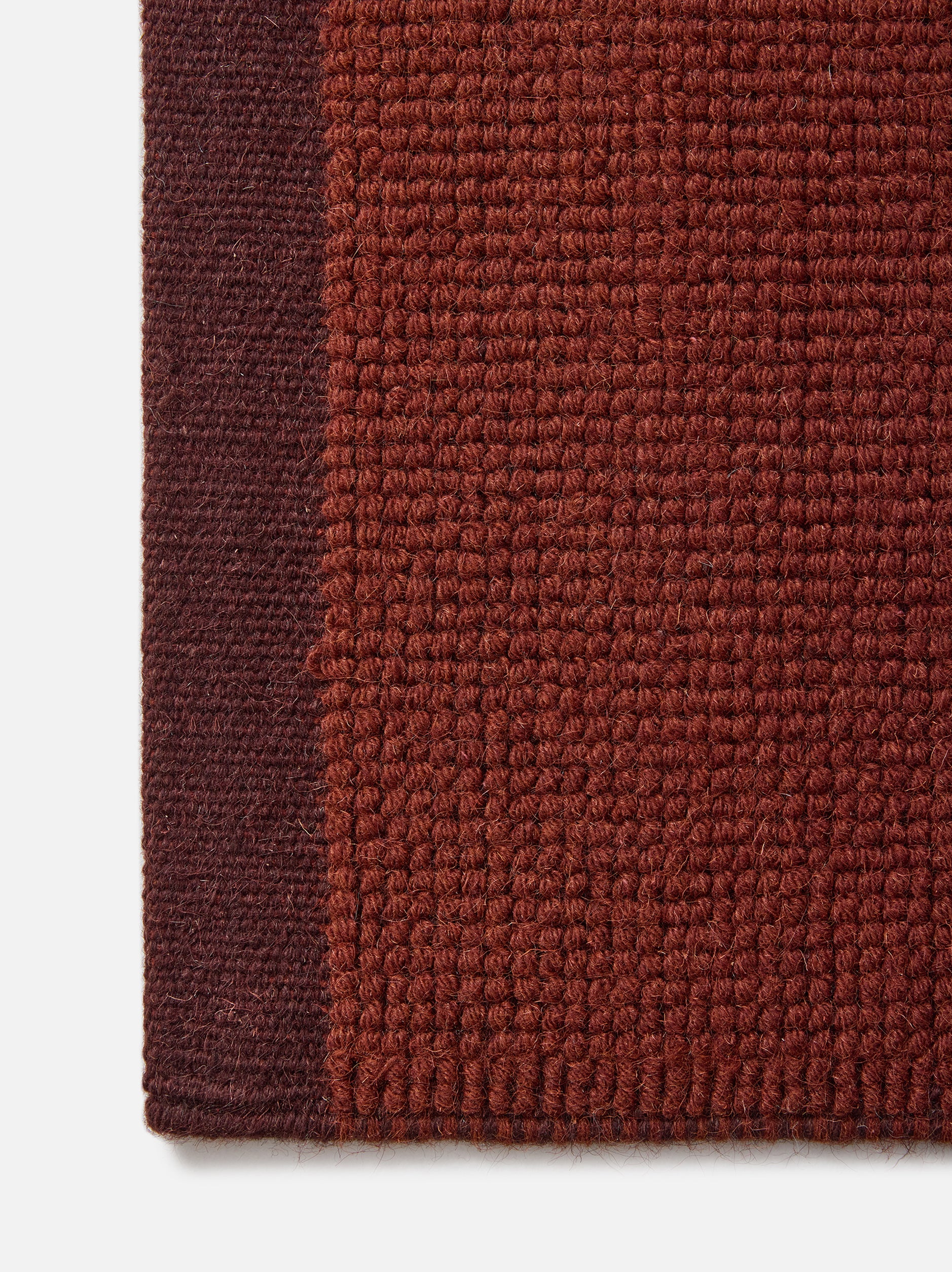 Joni Wool Rug Paprika/Mulberry / 170x240cm