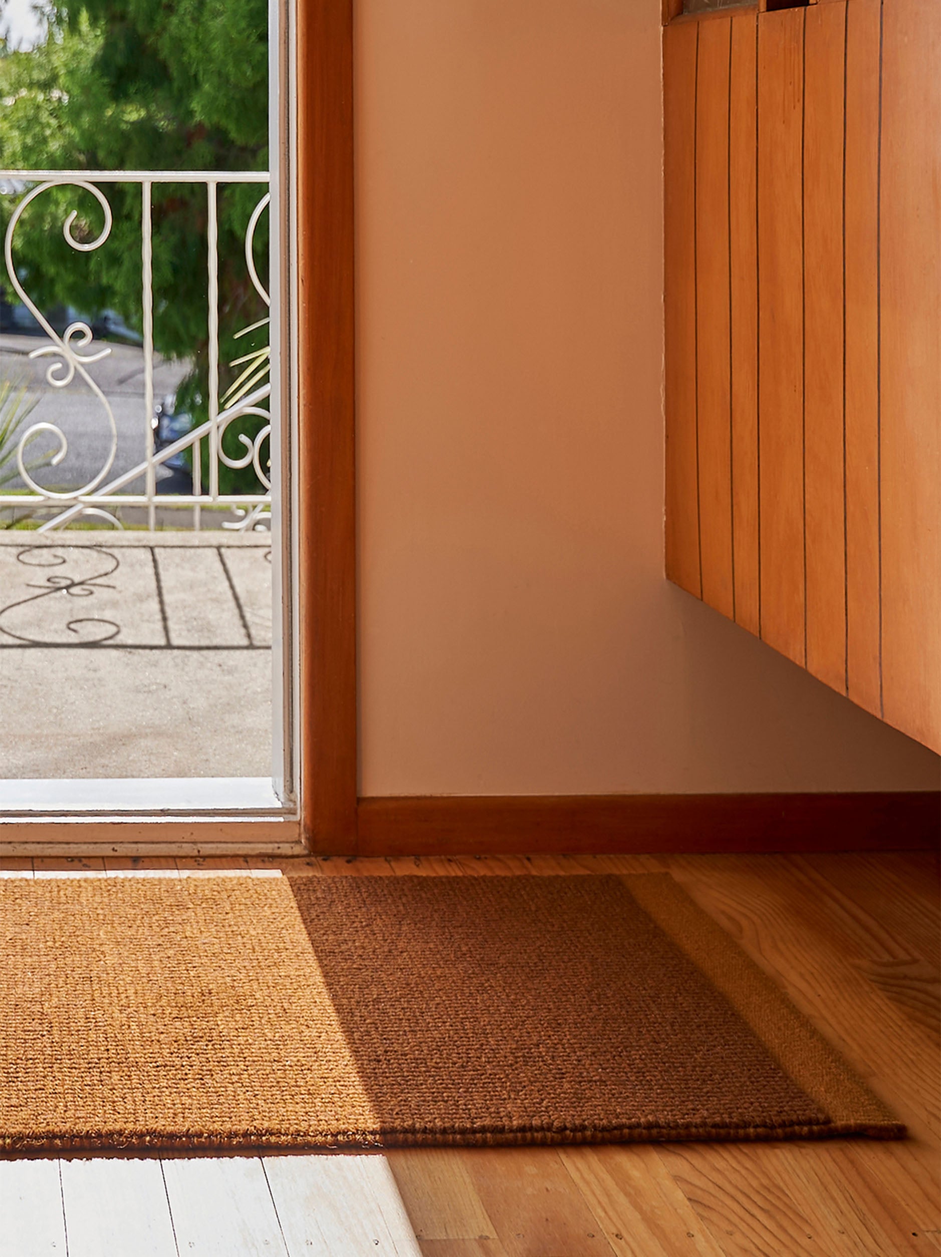 Joni Wool Door Mat Orange Peel/Saffron / Small