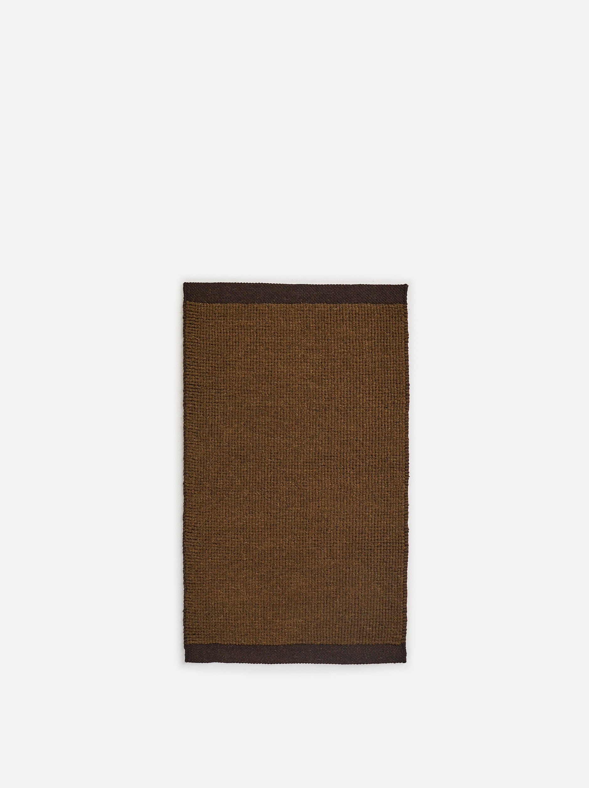 Joni Wool Door Mat Kelp/Umber / Medium