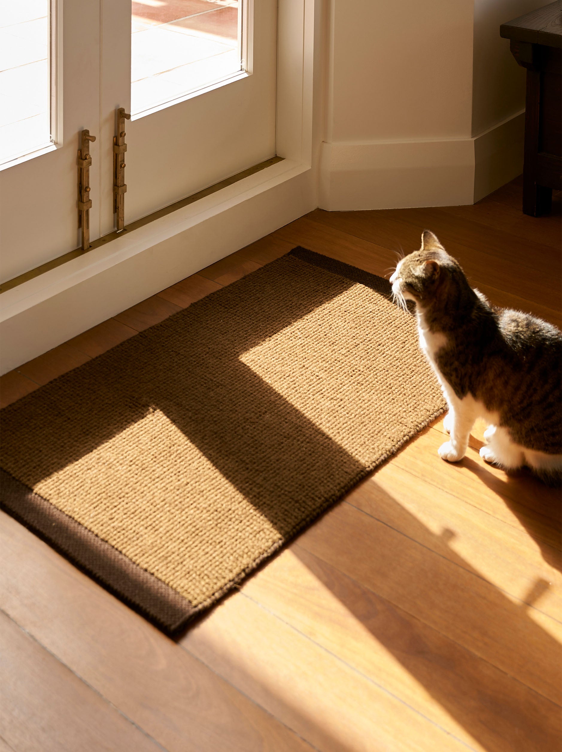 Joni Wool Door Mat Kelp/Umber / Small