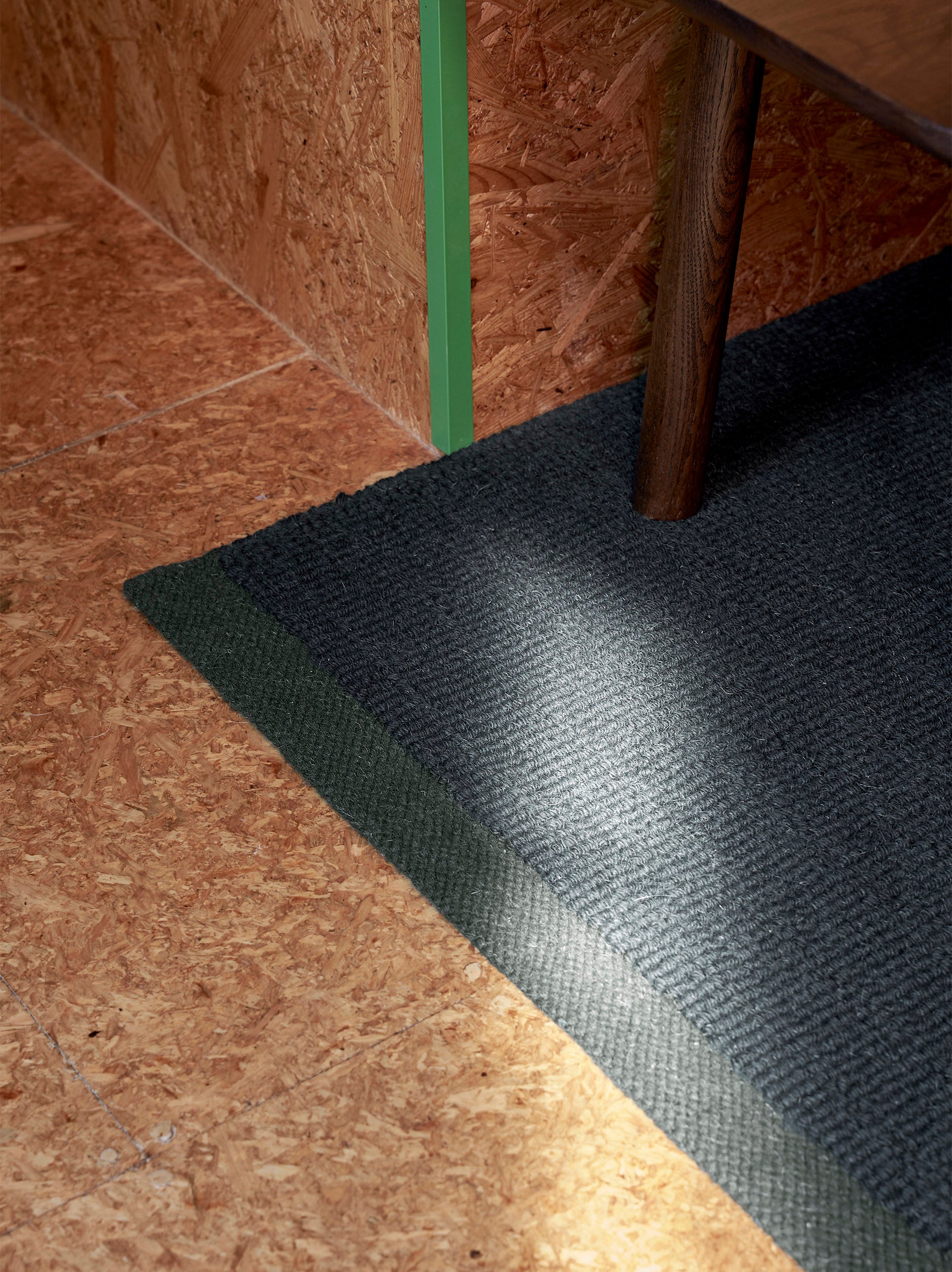 Joni Wool Door Mat Baltic/Pine / Small