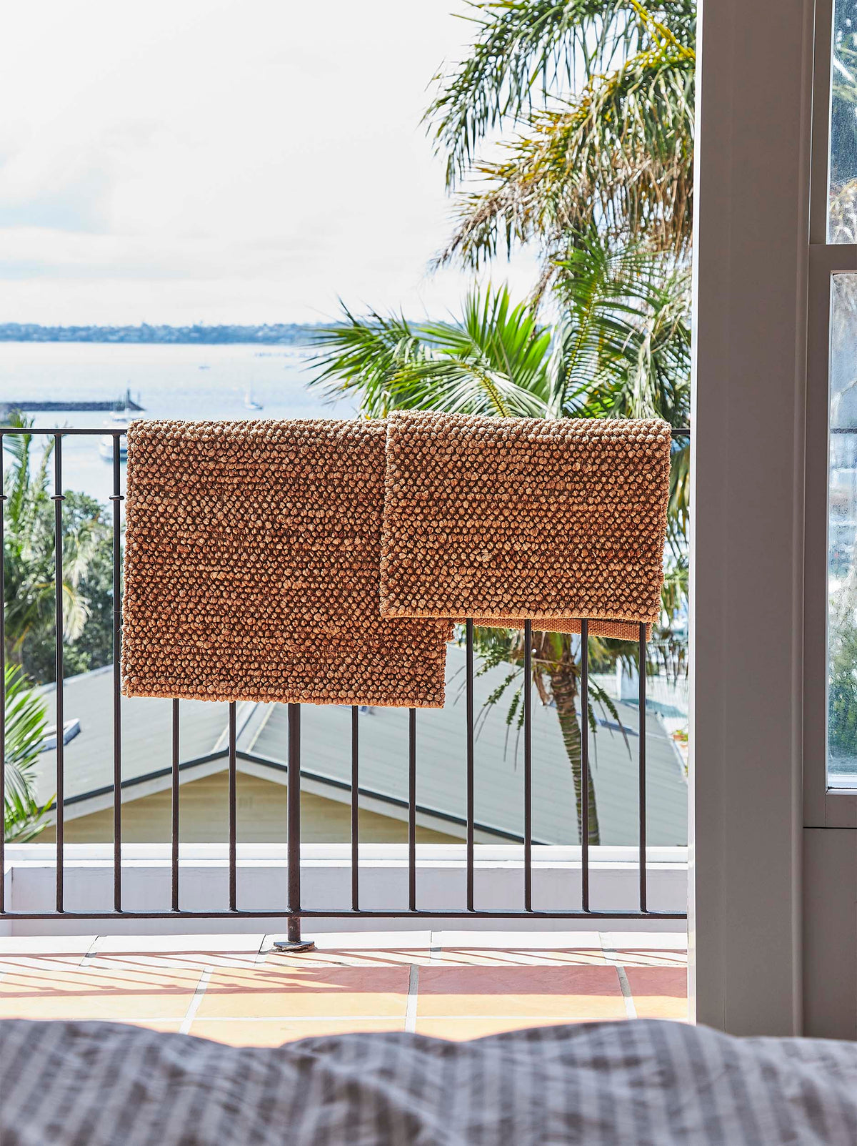 Looped Jute Mat Natural / Medium
