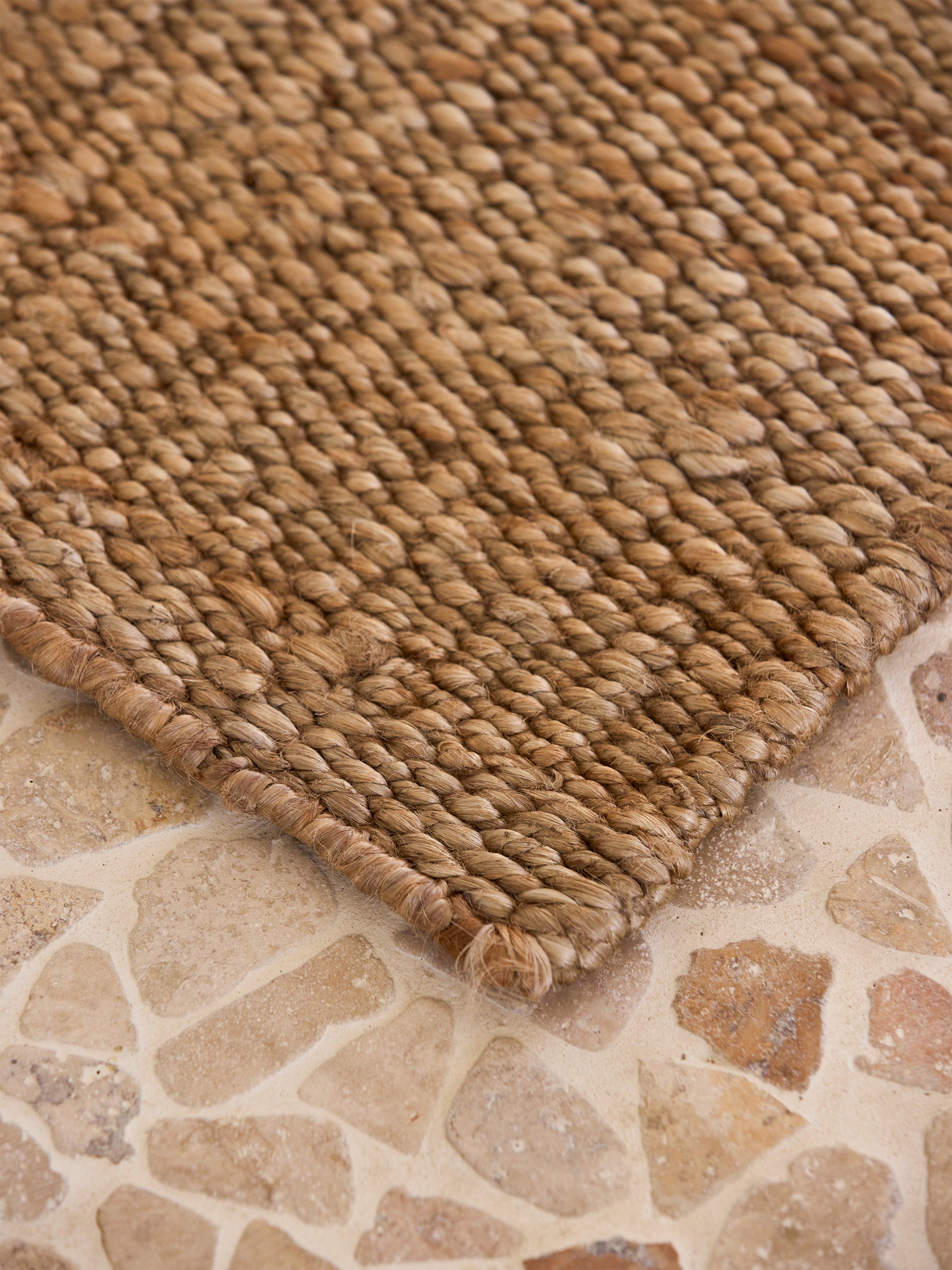 Woven Jute Mat Natural / X-Large