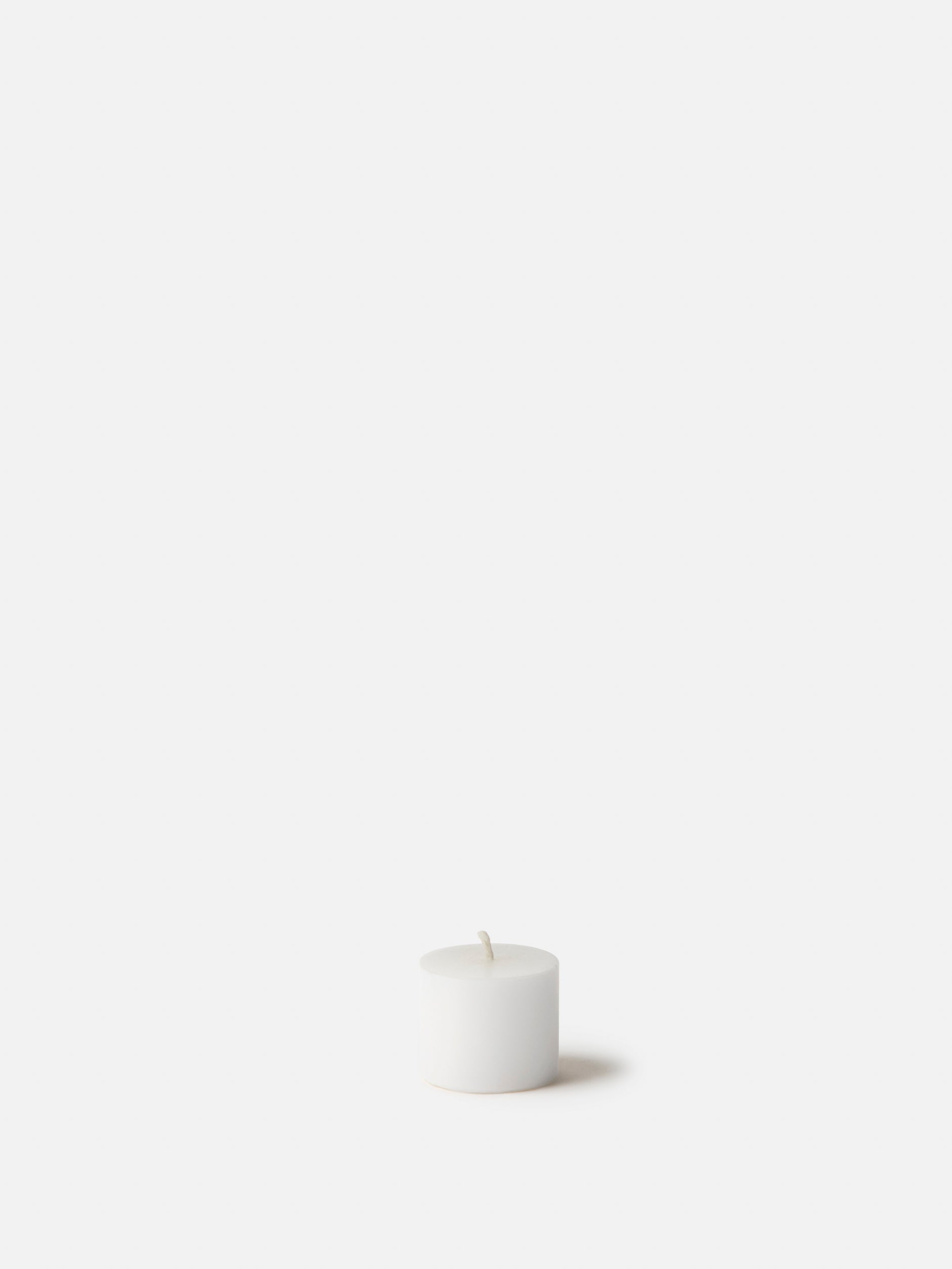 Pillar Candle Set/4 White / Small