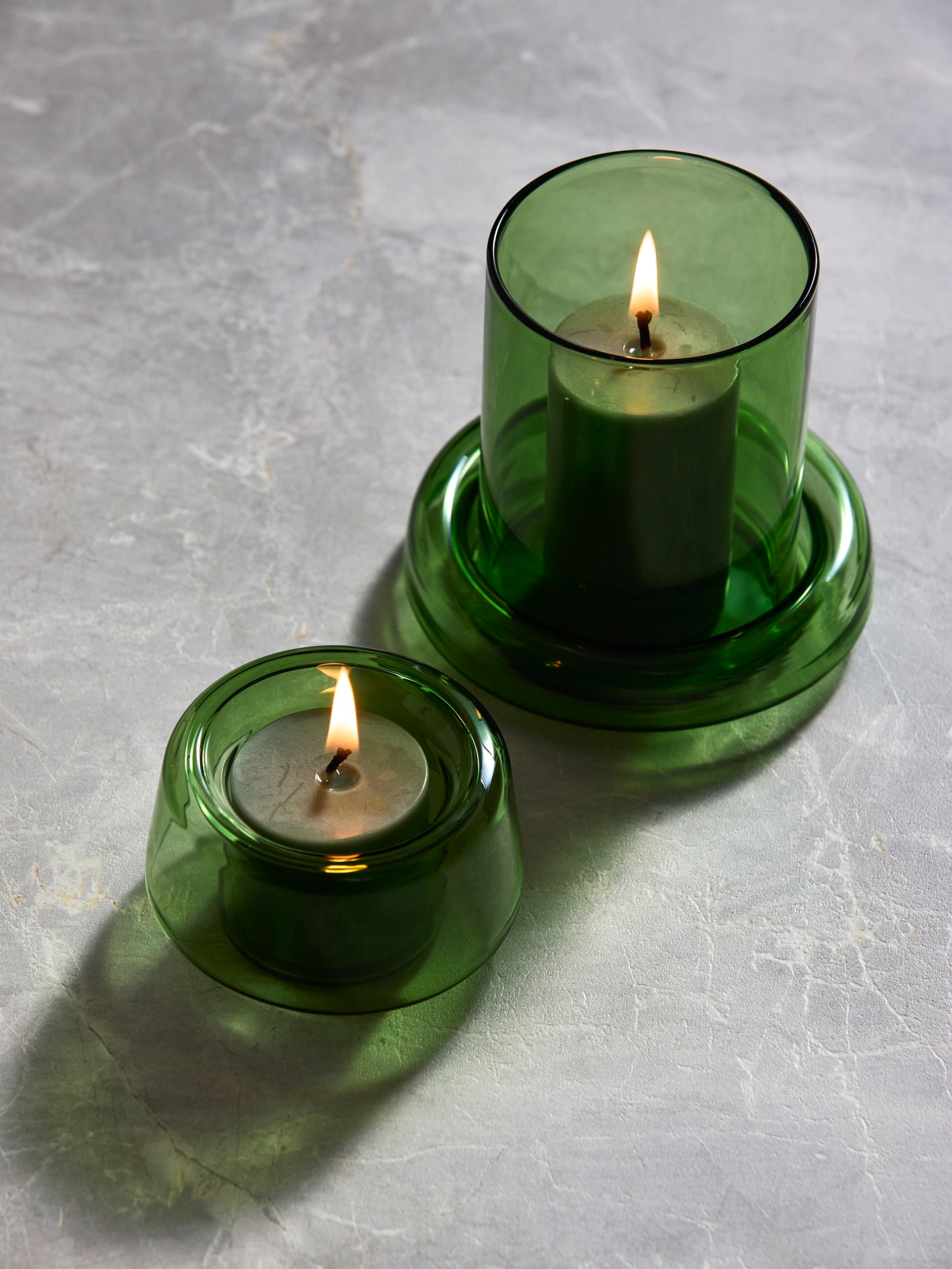 Pillar Candle Set/4 Forest / Medium