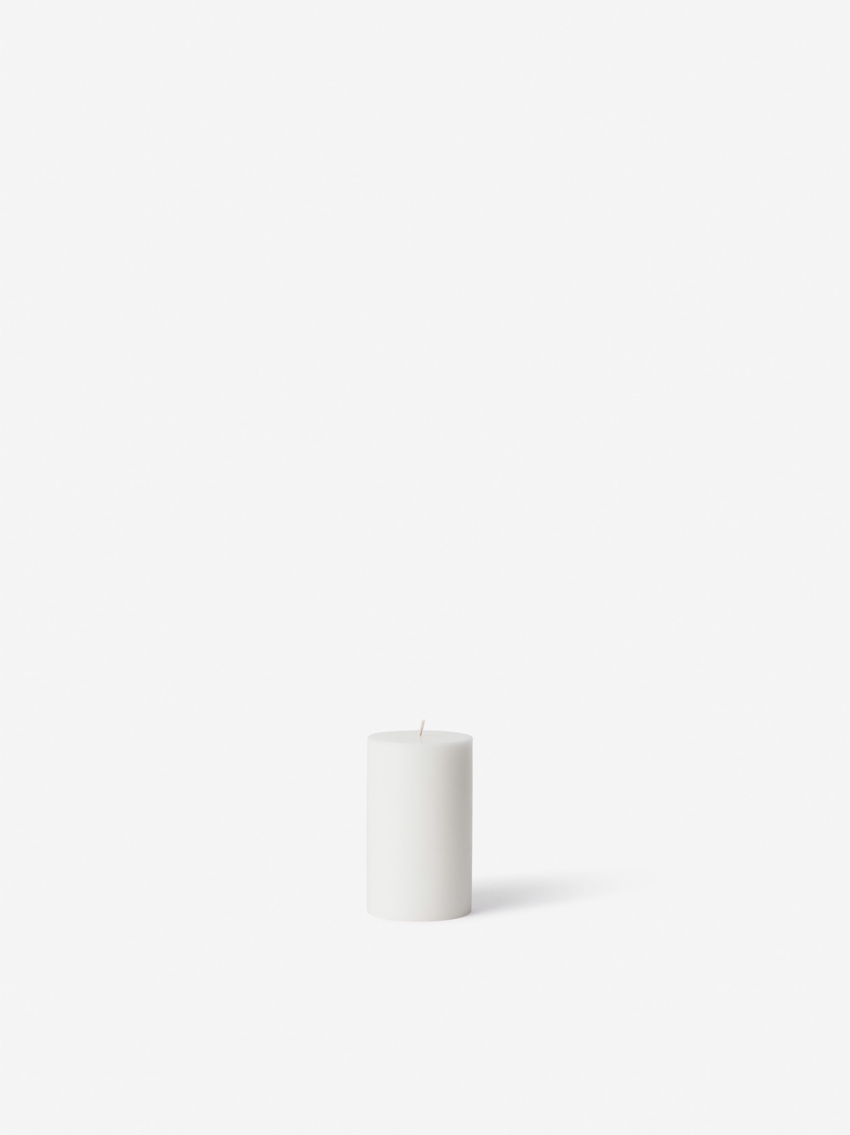 Pillar Candle White / 7.5cmdiax12.5cmh