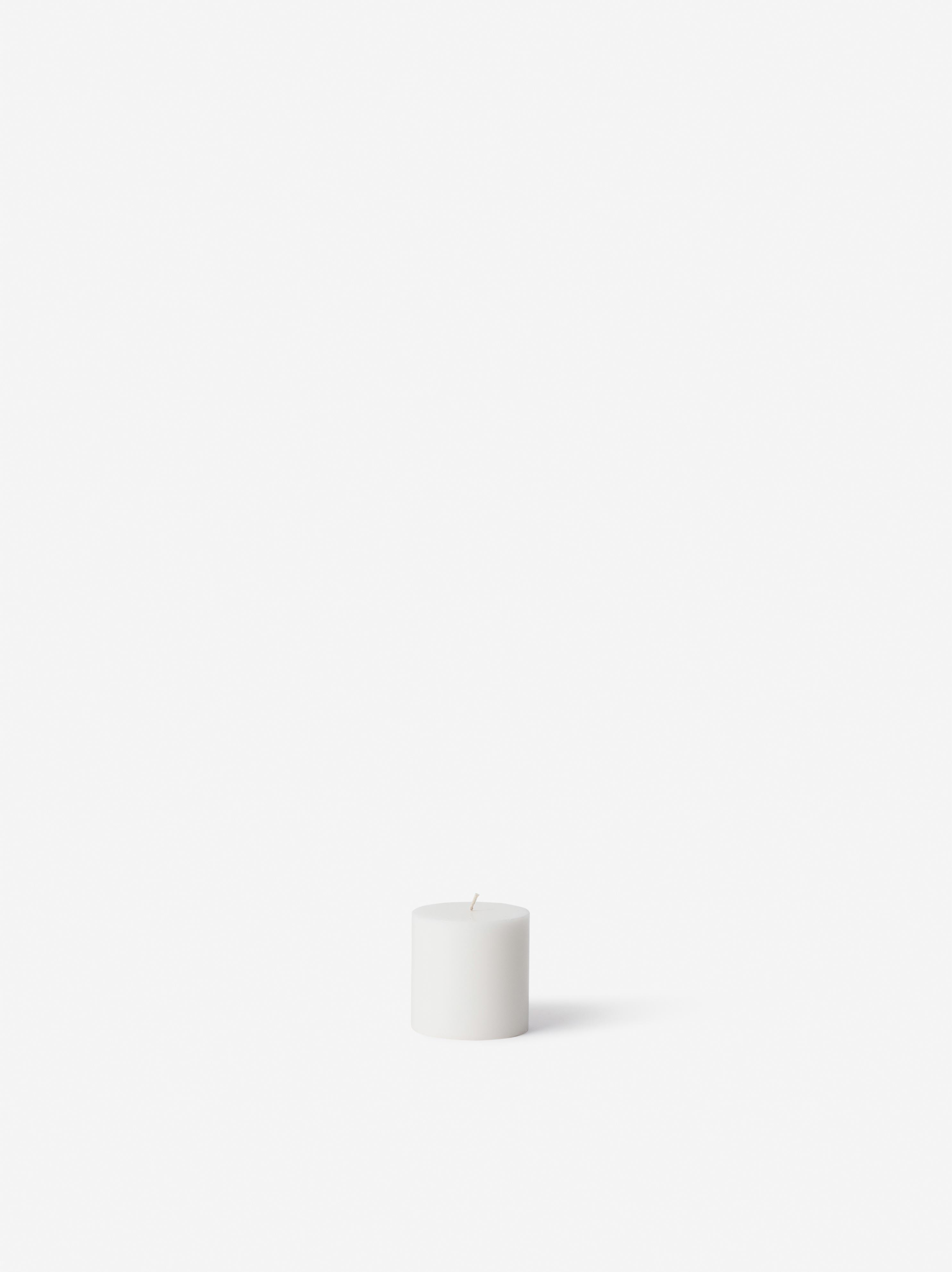 Pillar Candle White / 7.5cmdiax7.5cmh
