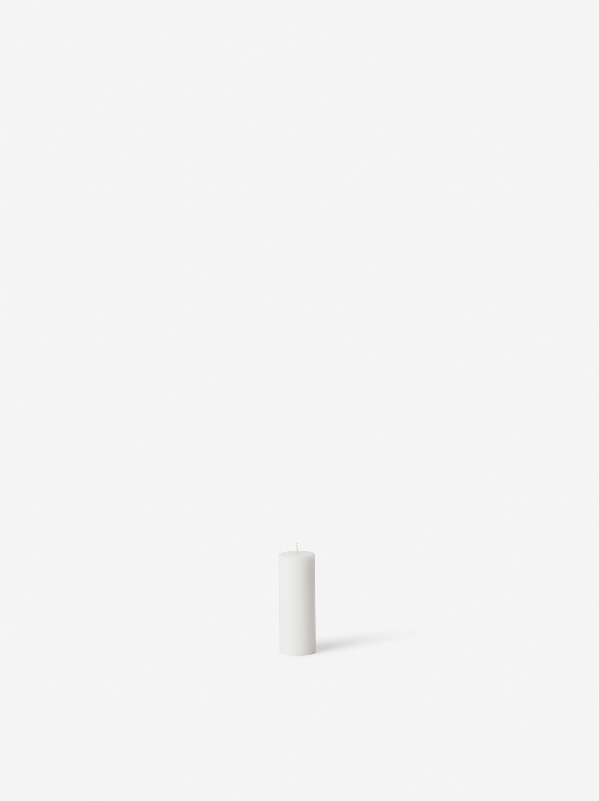 Pillar Candle White / 3.7cmdiax10cmh