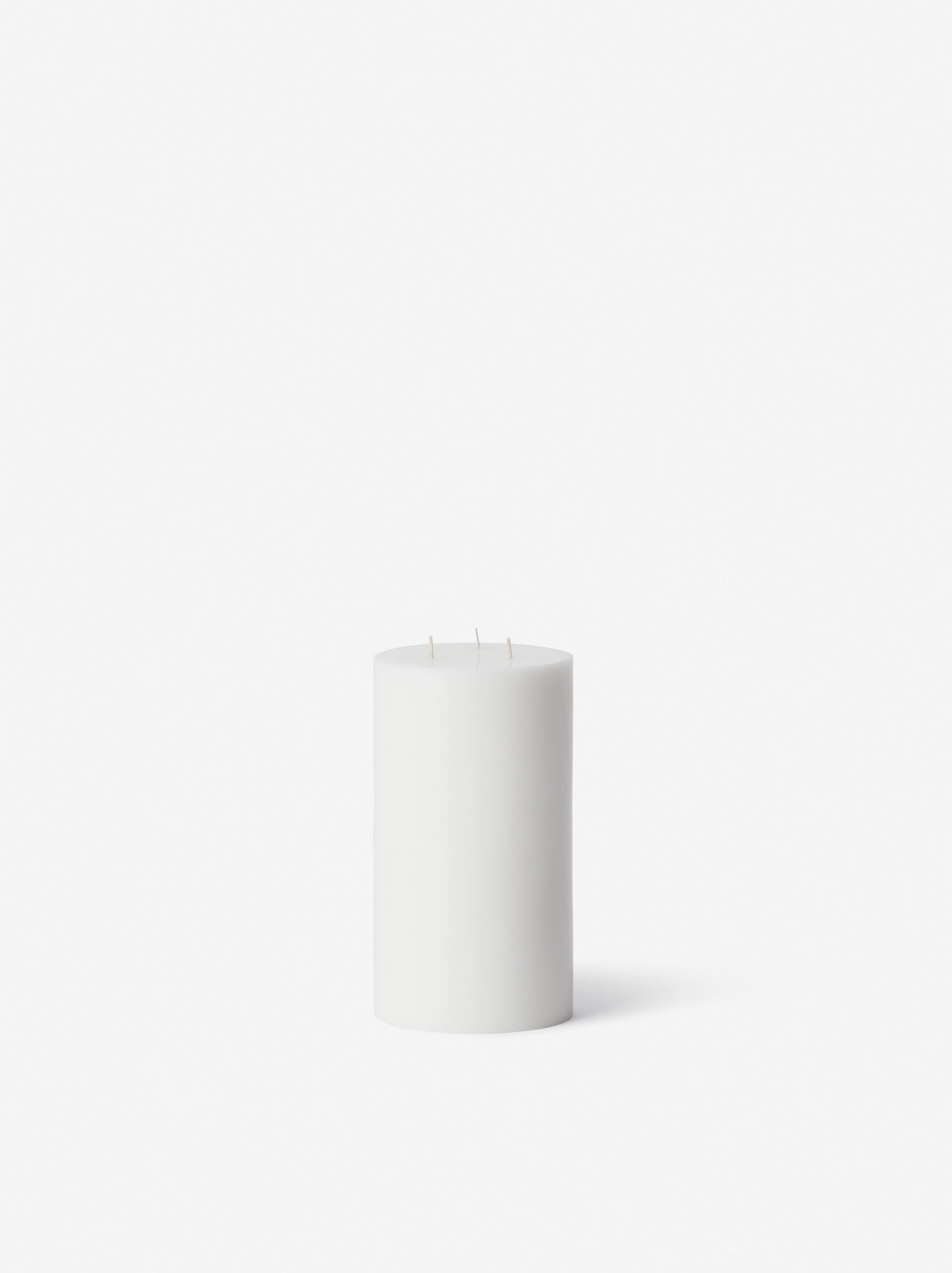 3 Wick Pillar Candle White / Large