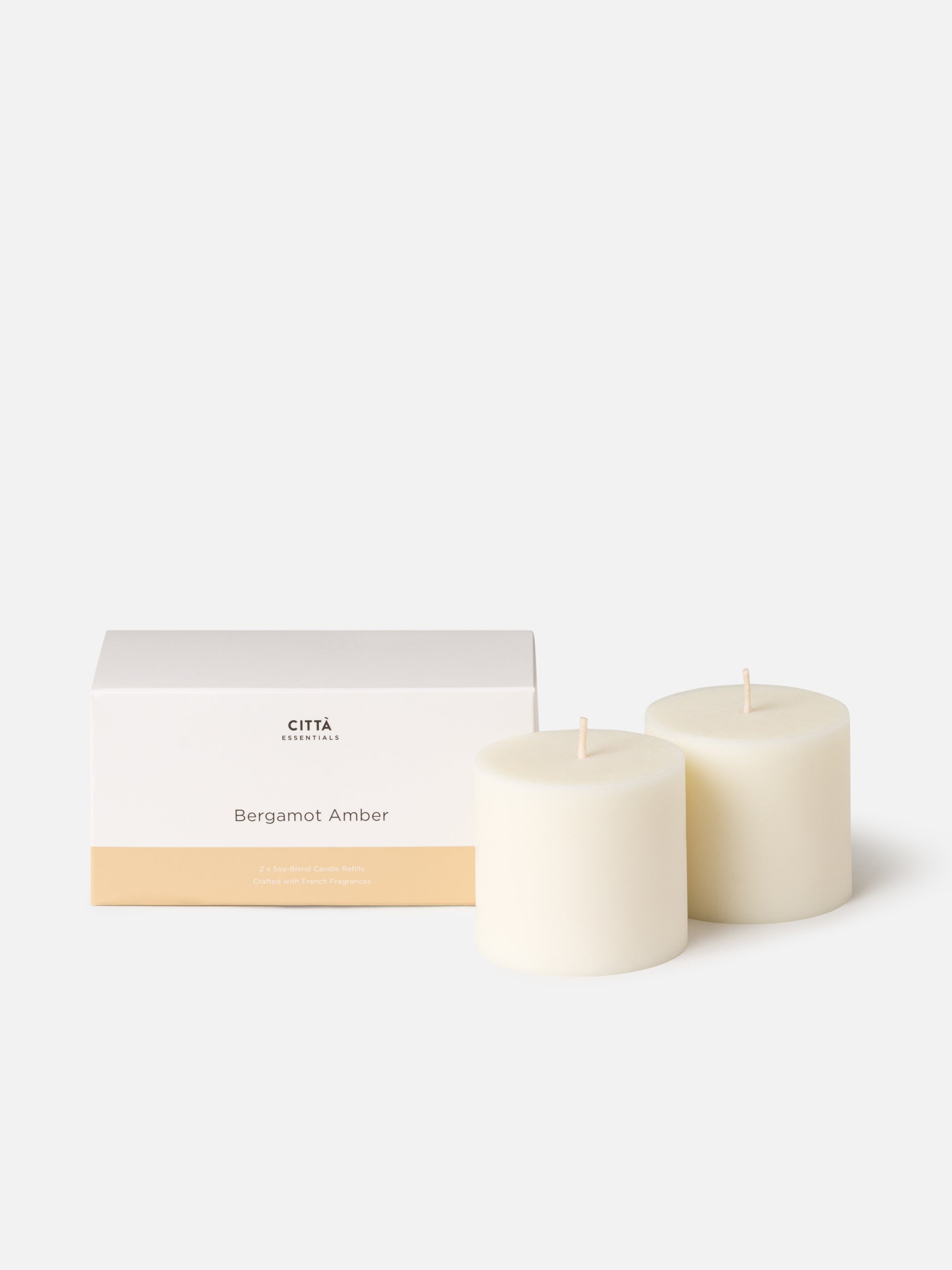 Candle Refill S/2 Bergamont Amber / 200g