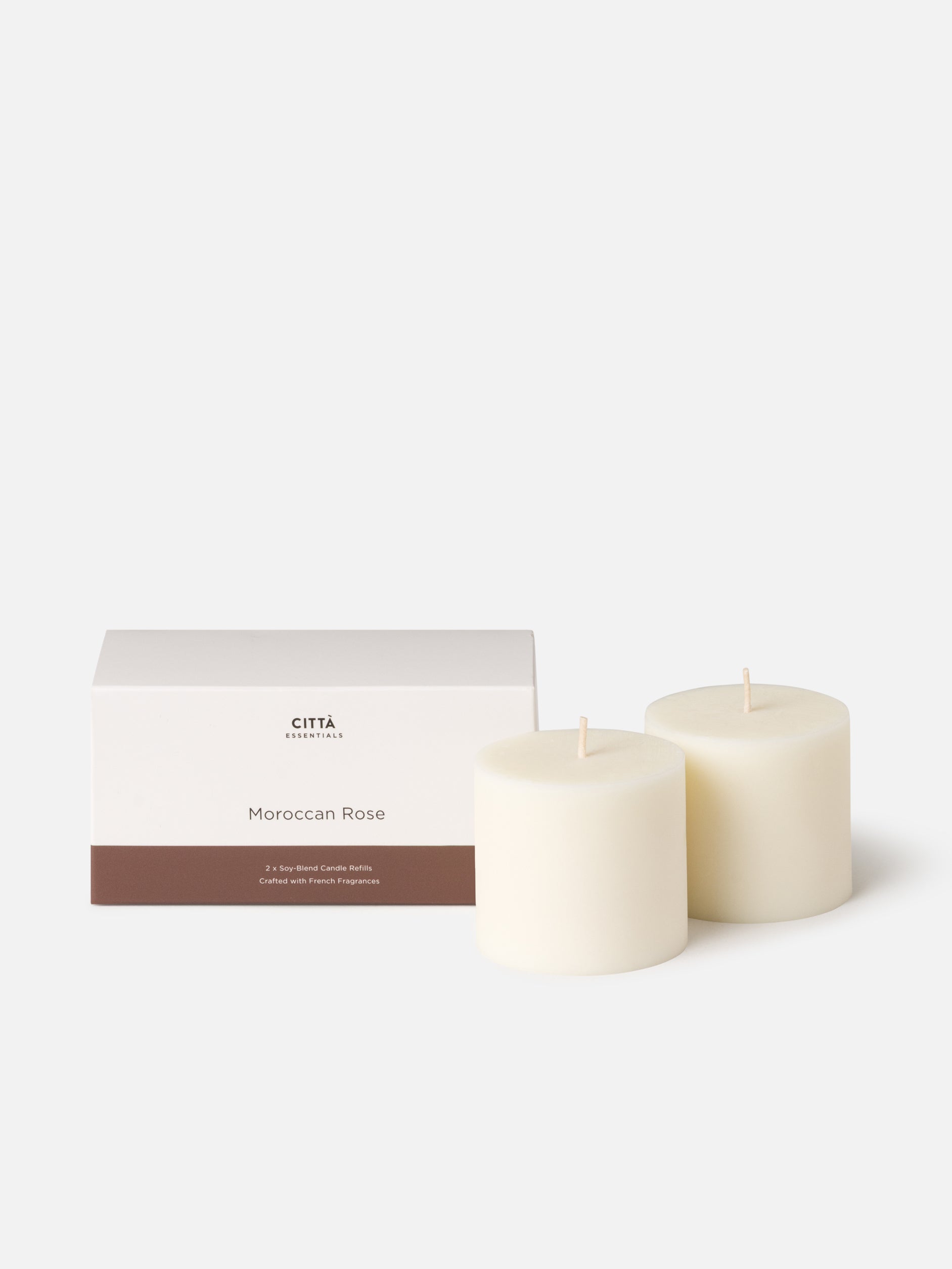 Candle Refill S/2 Moroccan Rose / 200g