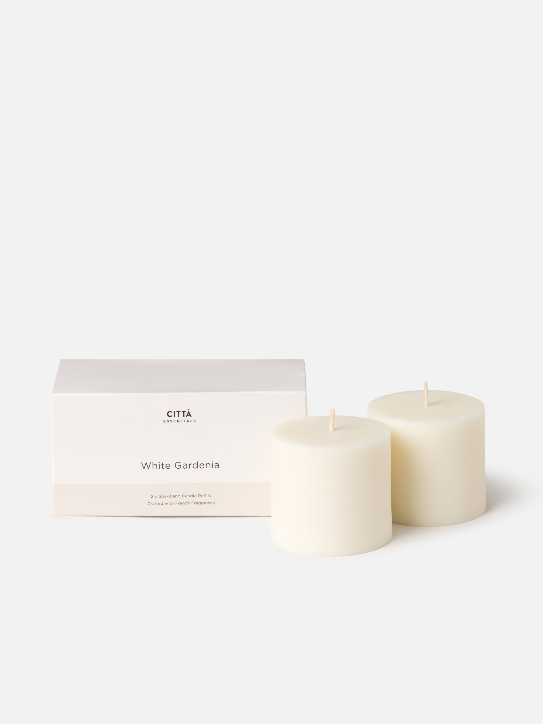 Candle Refill S/2 White Gardenia / 200g